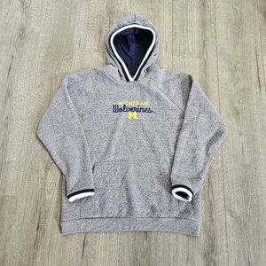 Champion Michigan Wolverines Pullover Hoodie Mens Size Large